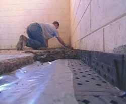 ReplaceConcreteandDiamondDrainageBoard